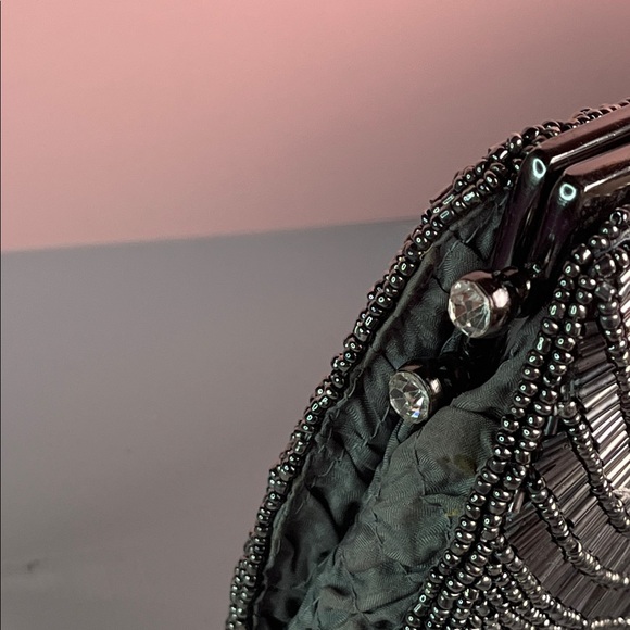 Moyna Silver Clutch Bag/Purse
